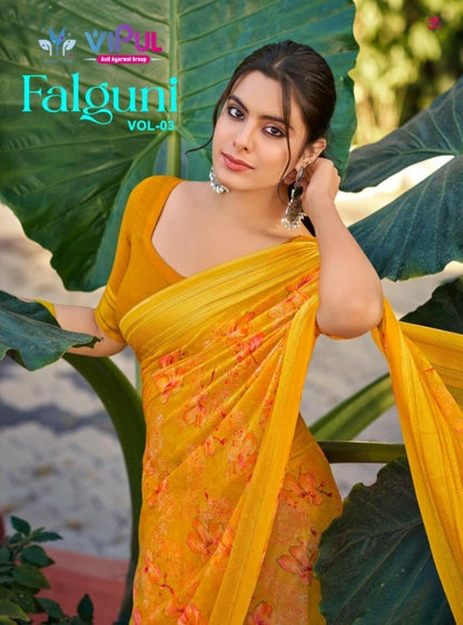 Falguni Vol 3 Vipul Georgette Sarees Exporter India