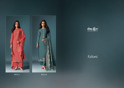 Faloni Omtex Silk Pant Style Suits Exporter Ahmedabad