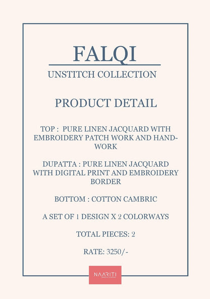 Falqi Naariti Linen Pant Style Suits Wholesaler