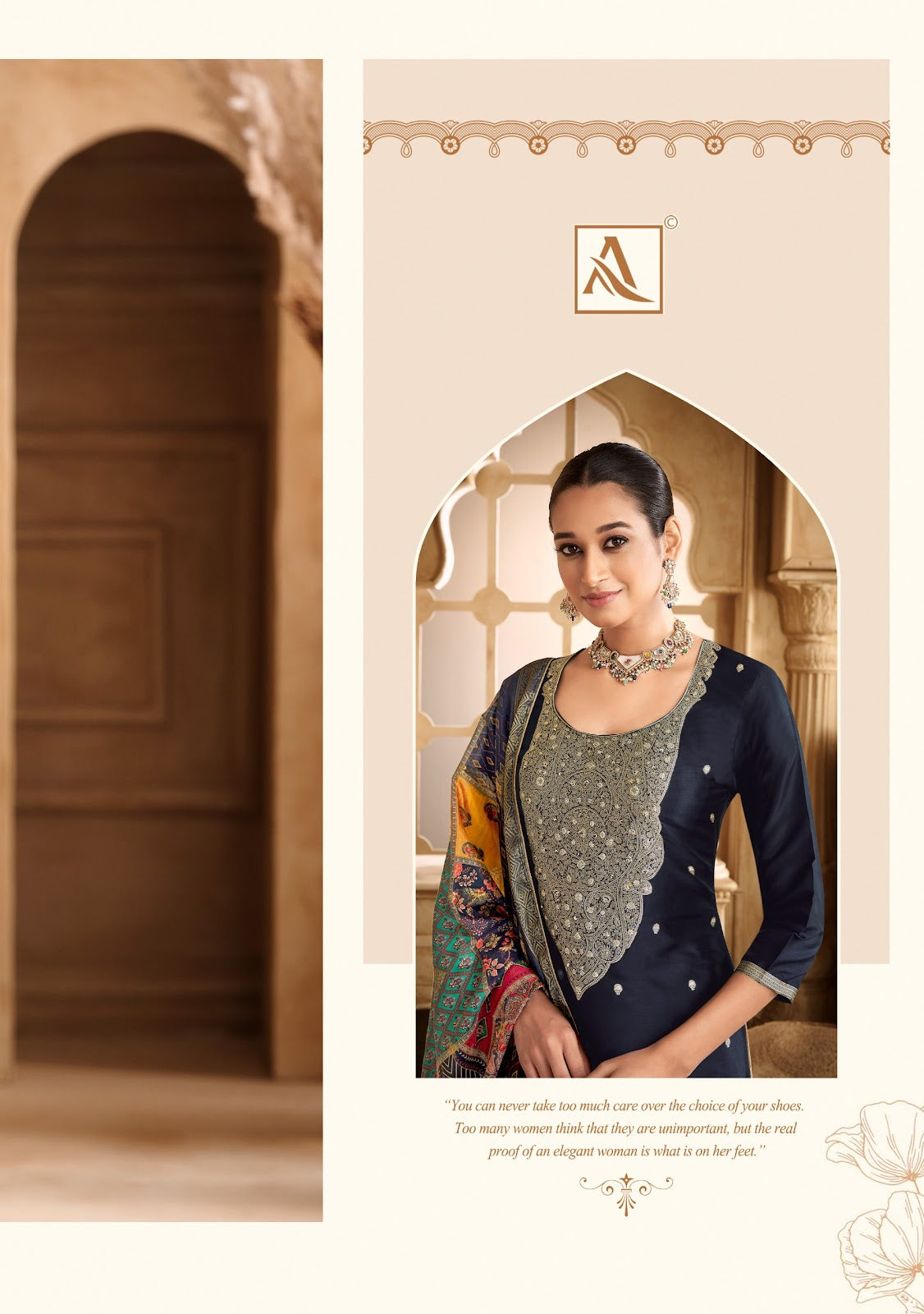 Falsafaa Edition 16 Alok Dola Jacquard Karachi Salwar Suits Wholesale Price