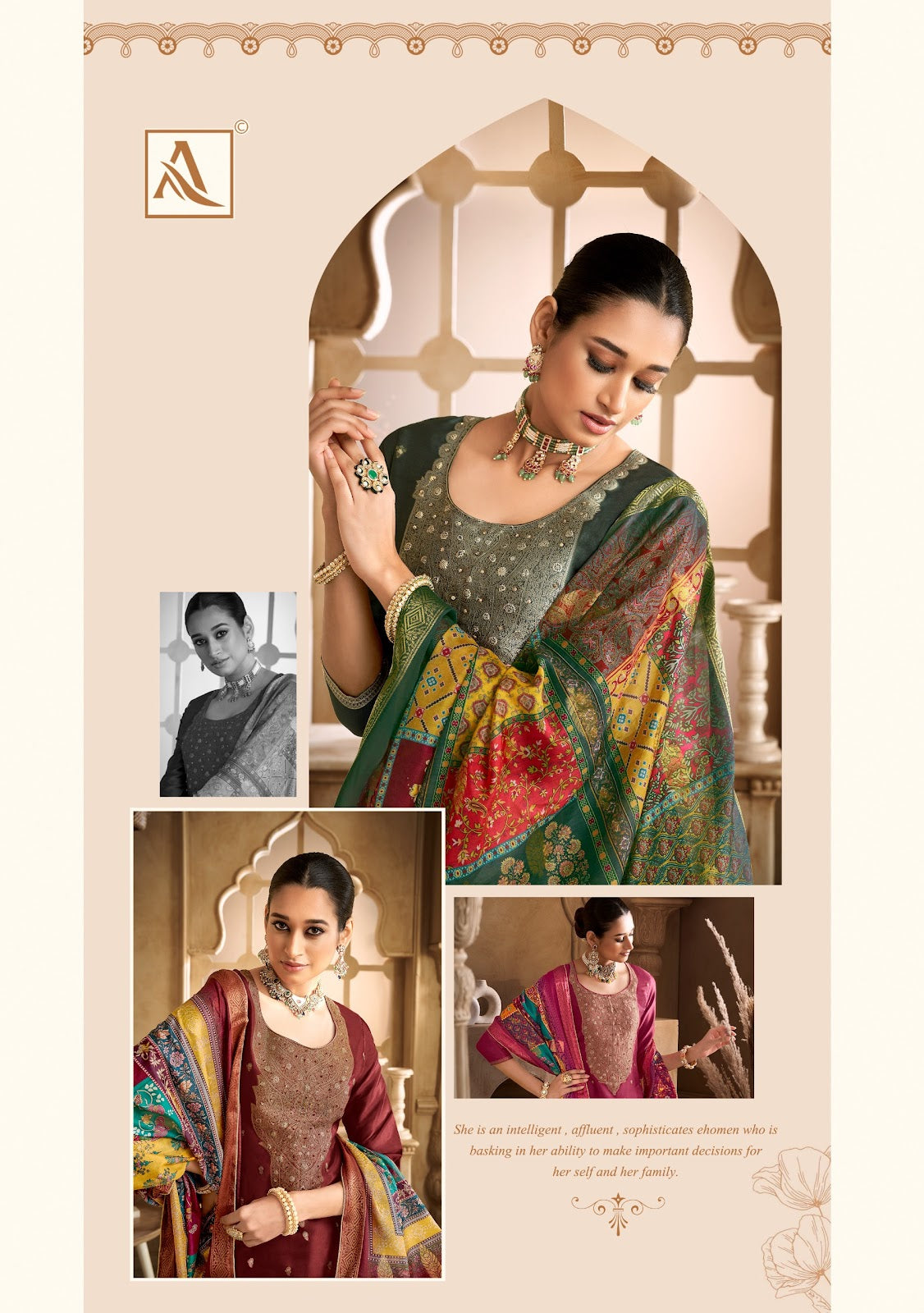 Falsafaa Edition 16 Alok Dola Jacquard Karachi Salwar Suits Wholesale Price