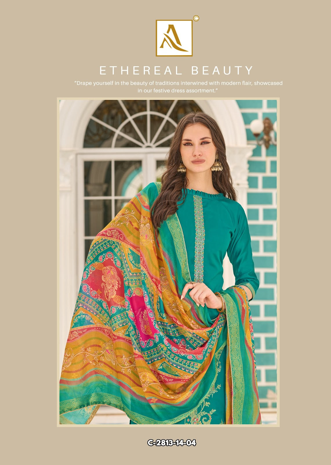 Falsafaa Edition 18 Alok Premium Dola Karachi Salwar Suits Wholesale Rate