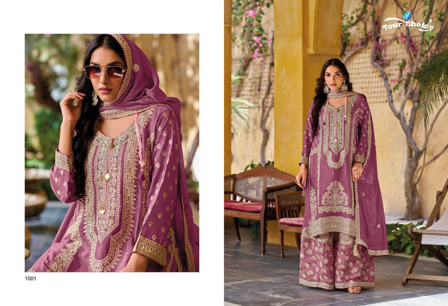 Fame Your Choice Chinon Pakistani Readymade Suits Exporter Gujarat