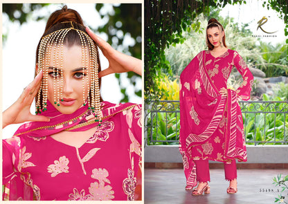 Fancy Formals Rakhi Fashion Pure Viscose Pant Style Suits Wholesale Price