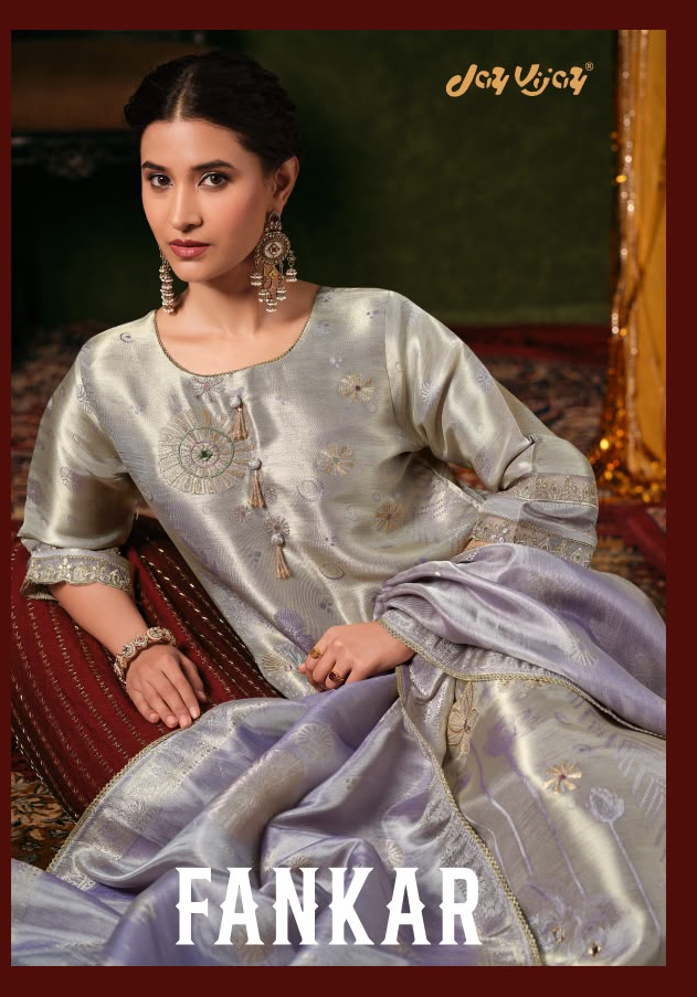 Fankar Jay Vijay Bemberg Pant Style Suits Wholesale Price