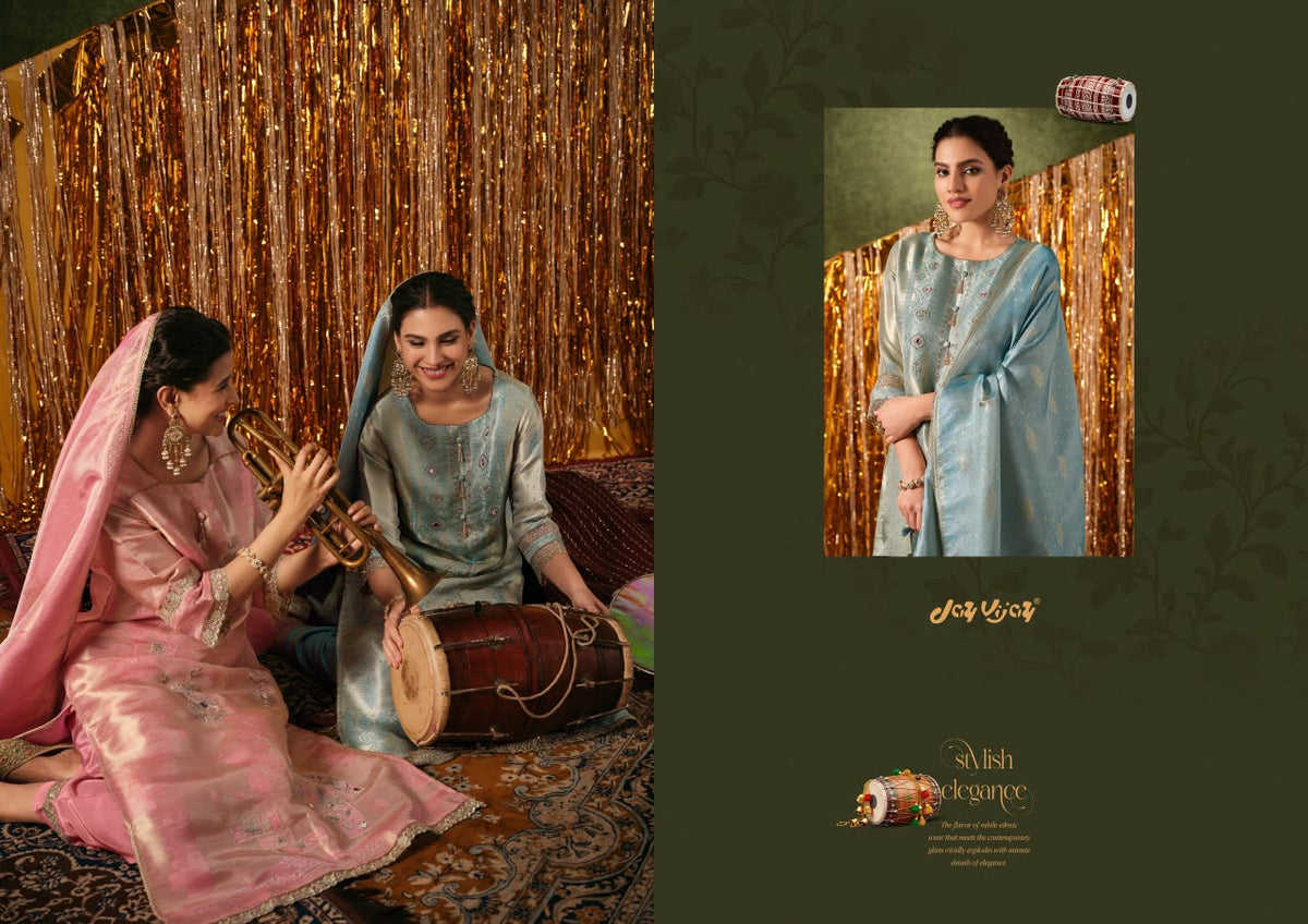 Fankar Jay Vijay Bemberg Pant Style Suits Wholesale Price