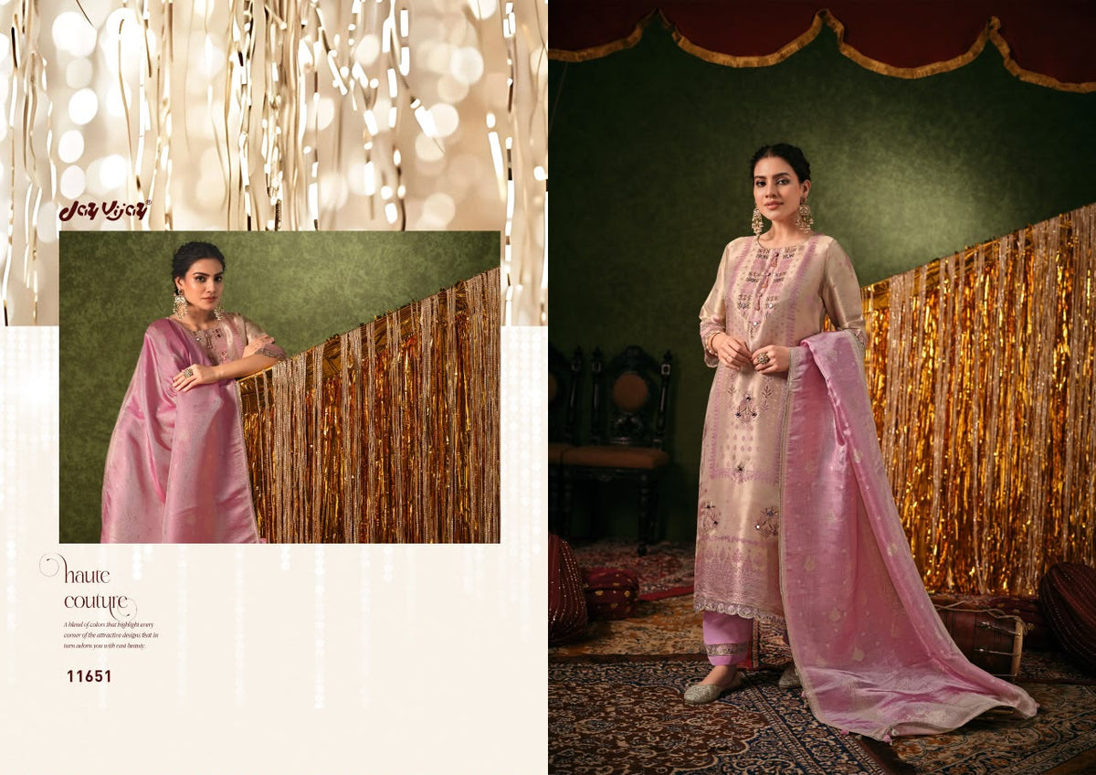 Fankar Jay Vijay Bemberg Pant Style Suits Wholesale Price