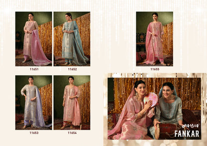 Fankar Jay Vijay Bemberg Pant Style Suits Wholesale Price