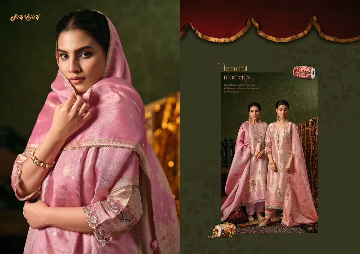Fankar Jay Vijay Bemberg Pant Style Suits Wholesale Price