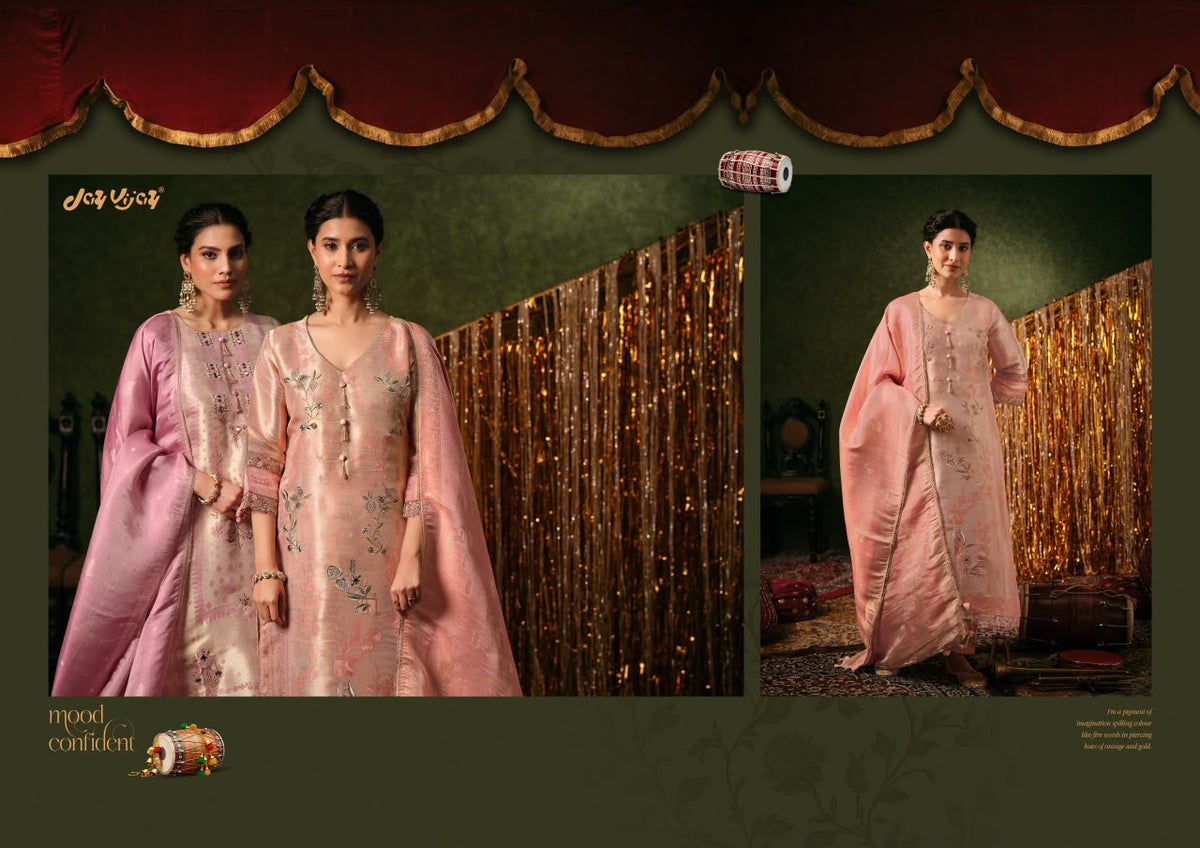 Fankar Jay Vijay Bemberg Pant Style Suits Wholesale Price