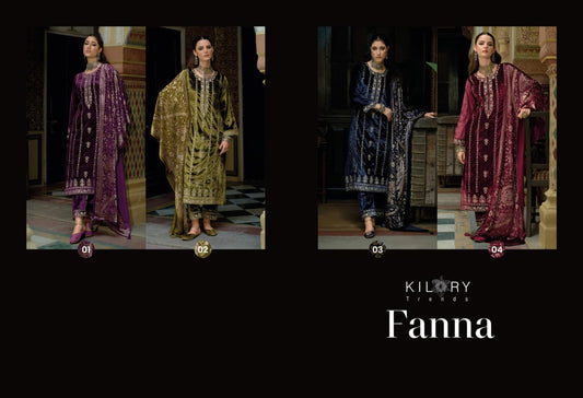 Fanna Kilory Velvet Suits Manufacturer Ahmedabad