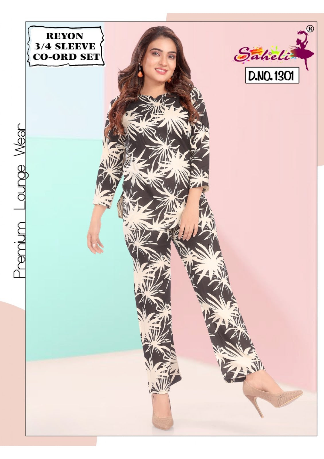 Fanny 1301 Saheli Reyon Co Ord Set Wholesale