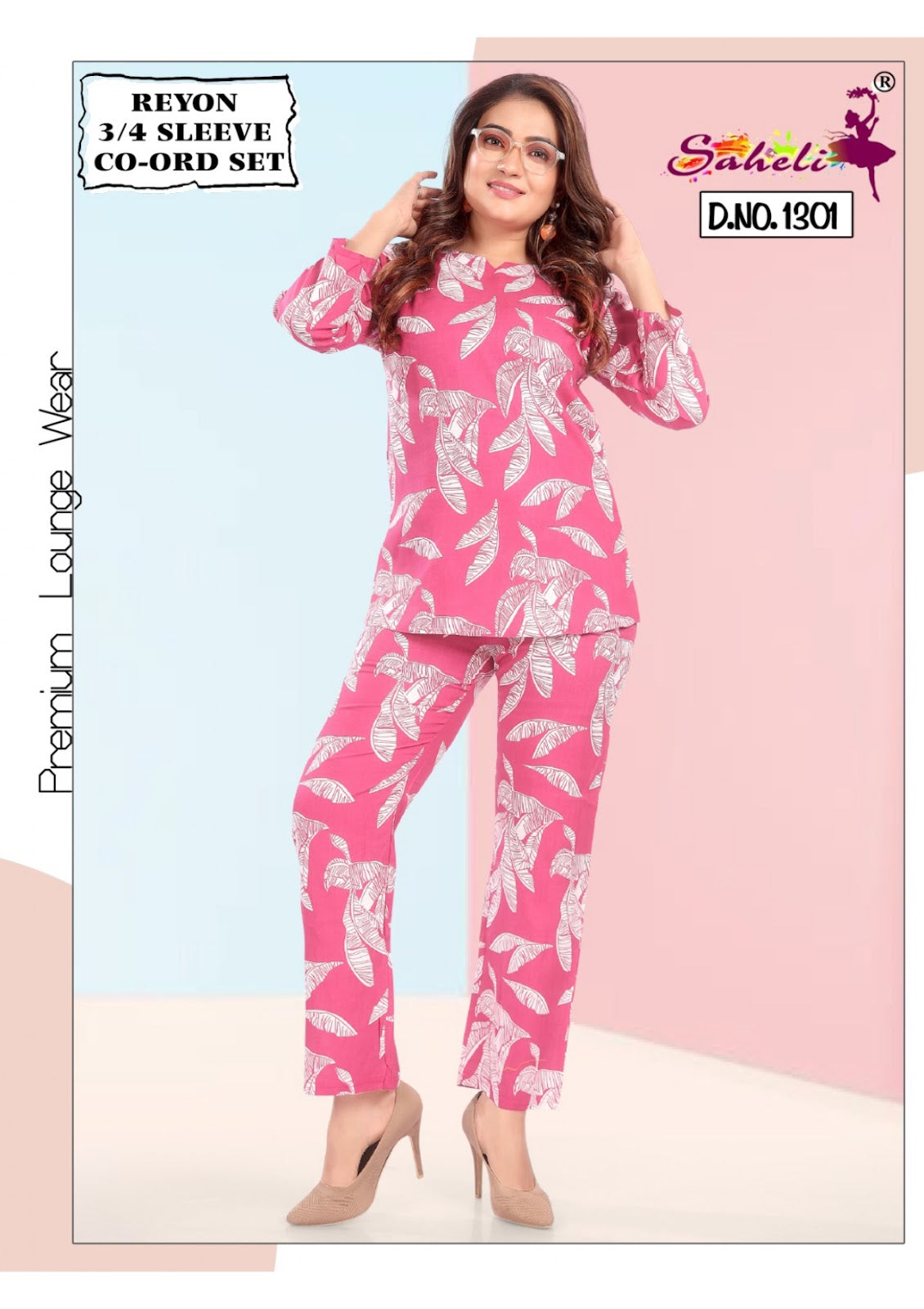 Fanny 1301 Saheli Reyon Co Ord Set Wholesale