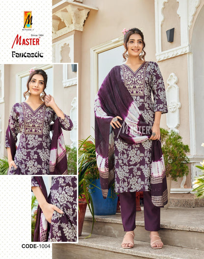 Fantastic Master Vertican Readymade Pant Style Suits Wholesaler India