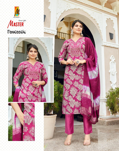 Fantastic Master Vertican Readymade Pant Style Suits Wholesaler India