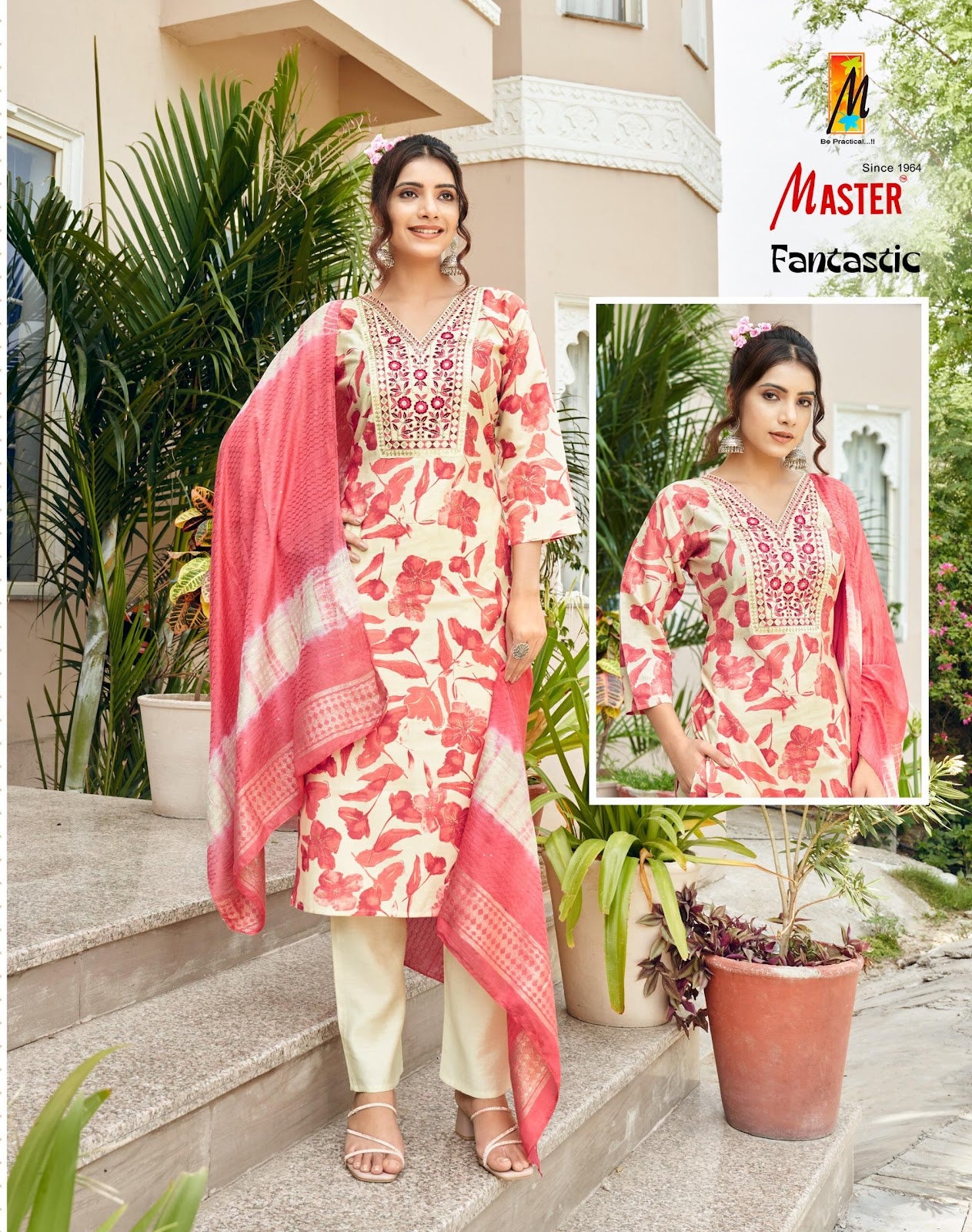 Fantastic Master Vertican Readymade Pant Style Suits Wholesaler India