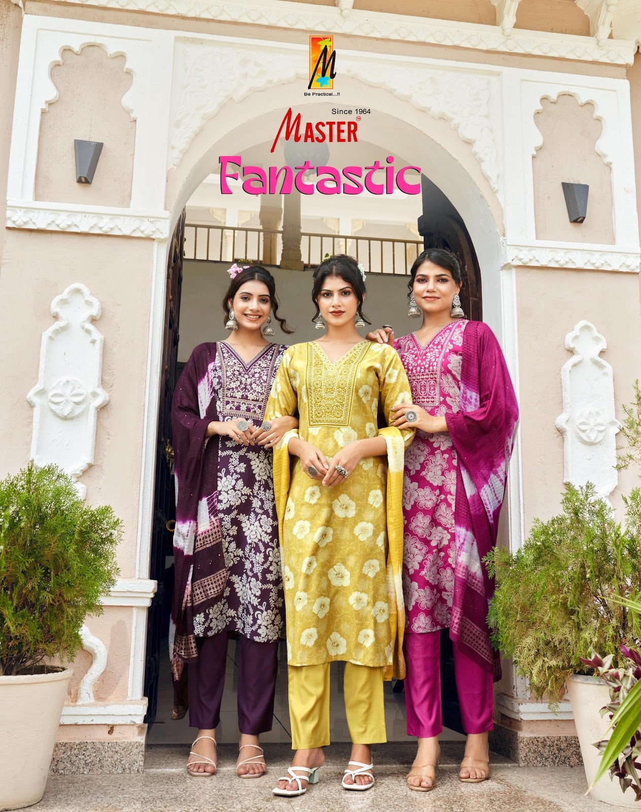 Fantastic Master Vertican Readymade Pant Style Suits Wholesaler India