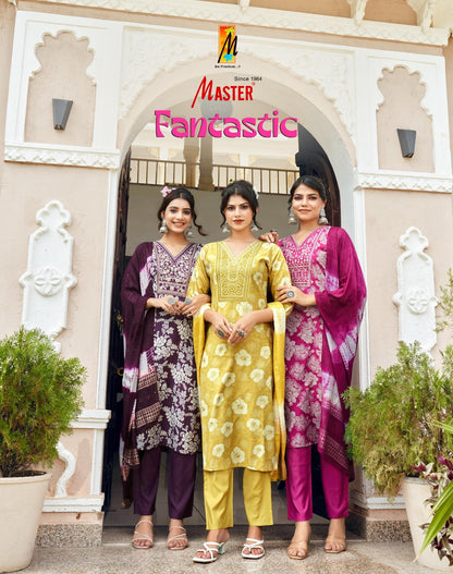 Fantastic Master Vertican Readymade Pant Style Suits Wholesaler India