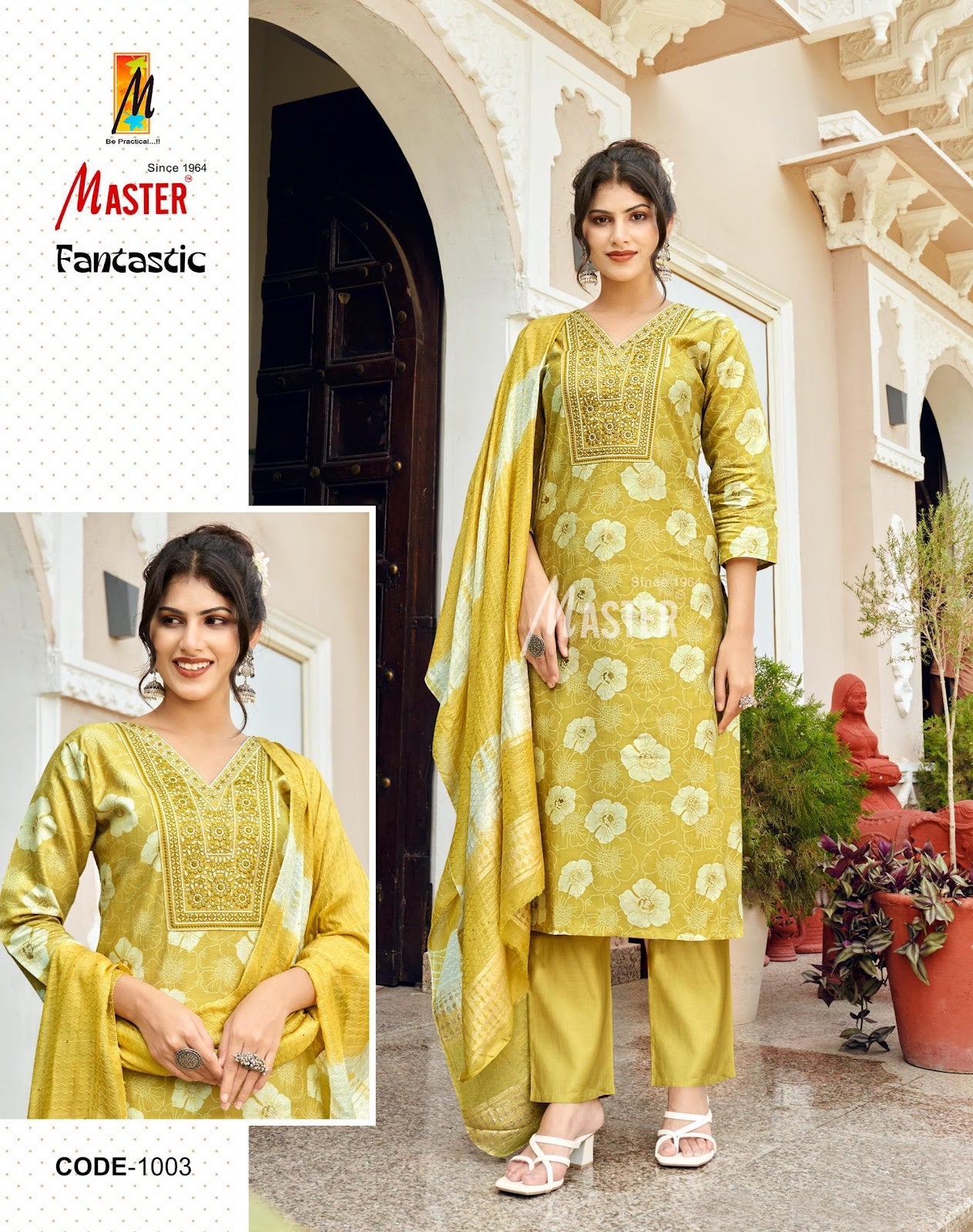 Fantastic Master Vertican Readymade Pant Style Suits Wholesaler India