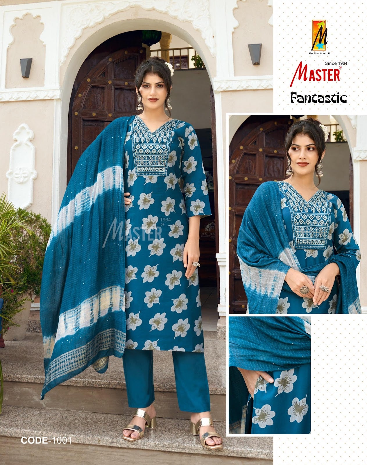 Fantastic Master Vertican Readymade Pant Style Suits Wholesaler India