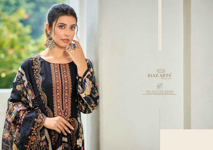 Farah Riaz Art Cotton Lawn Karachi Salwar Suits Supplier Ahmedabad