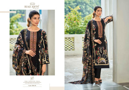 Farah Riaz Art Cotton Lawn Karachi Salwar Suits Supplier Ahmedabad
