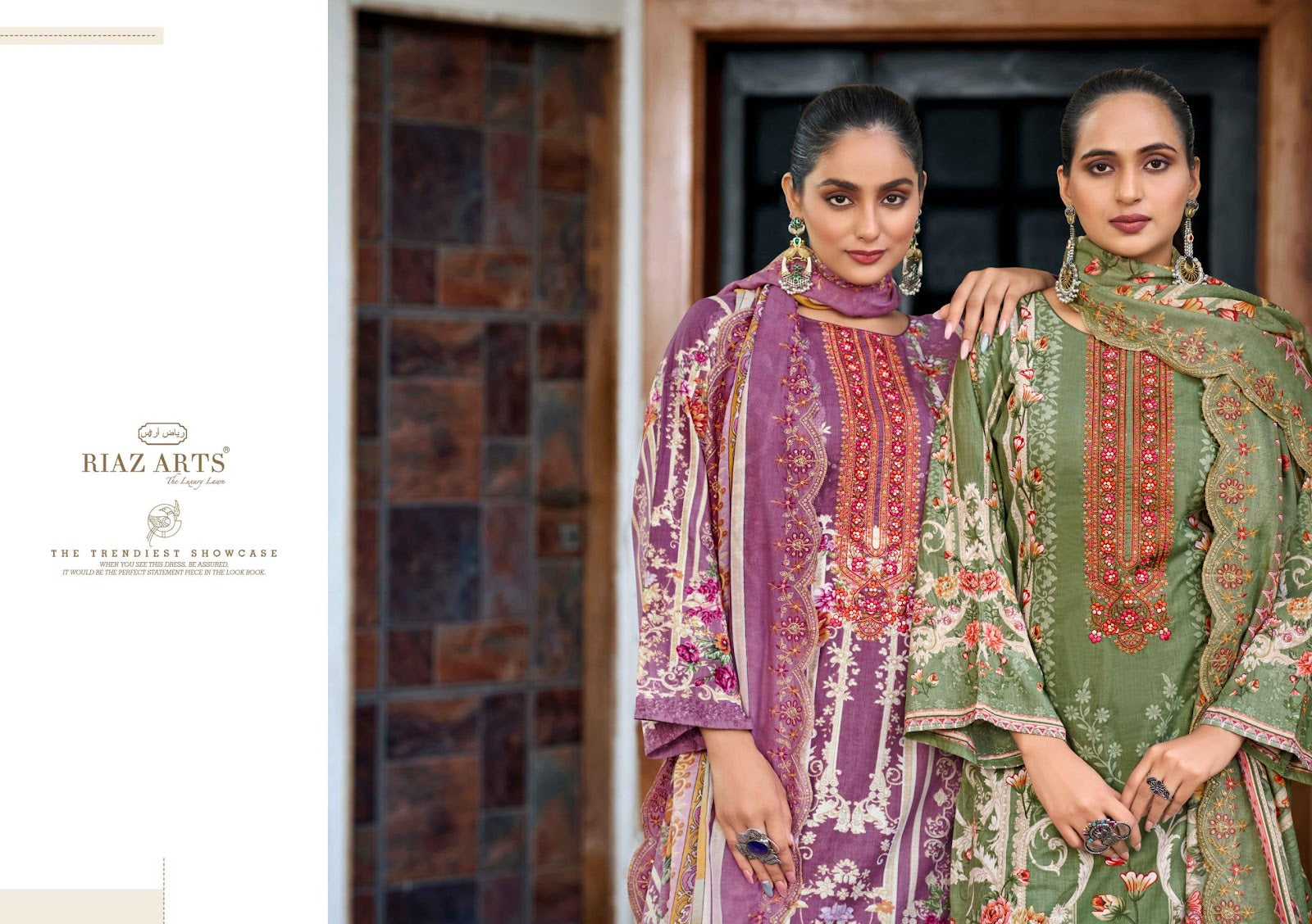 Farah Riaz Art Cotton Lawn Karachi Salwar Suits Supplier Ahmedabad