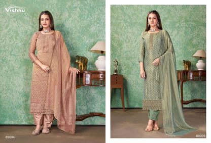 Farah Vishnu Impex Salsa Pant Style Suits Wholesaler Gujarat