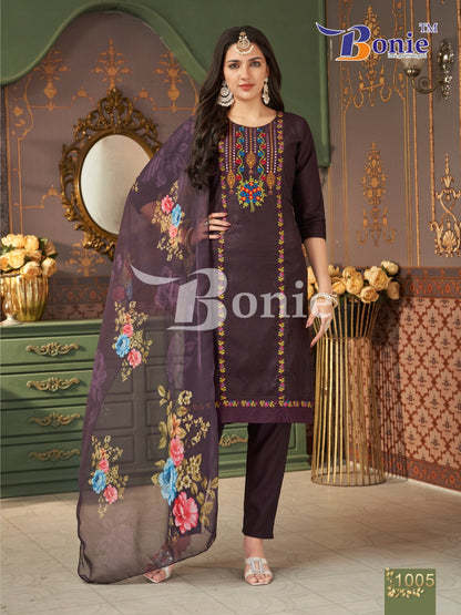Farah Vol 1 Bonie Roman Readymade Pant Style Suits Manufacturer Gujarat