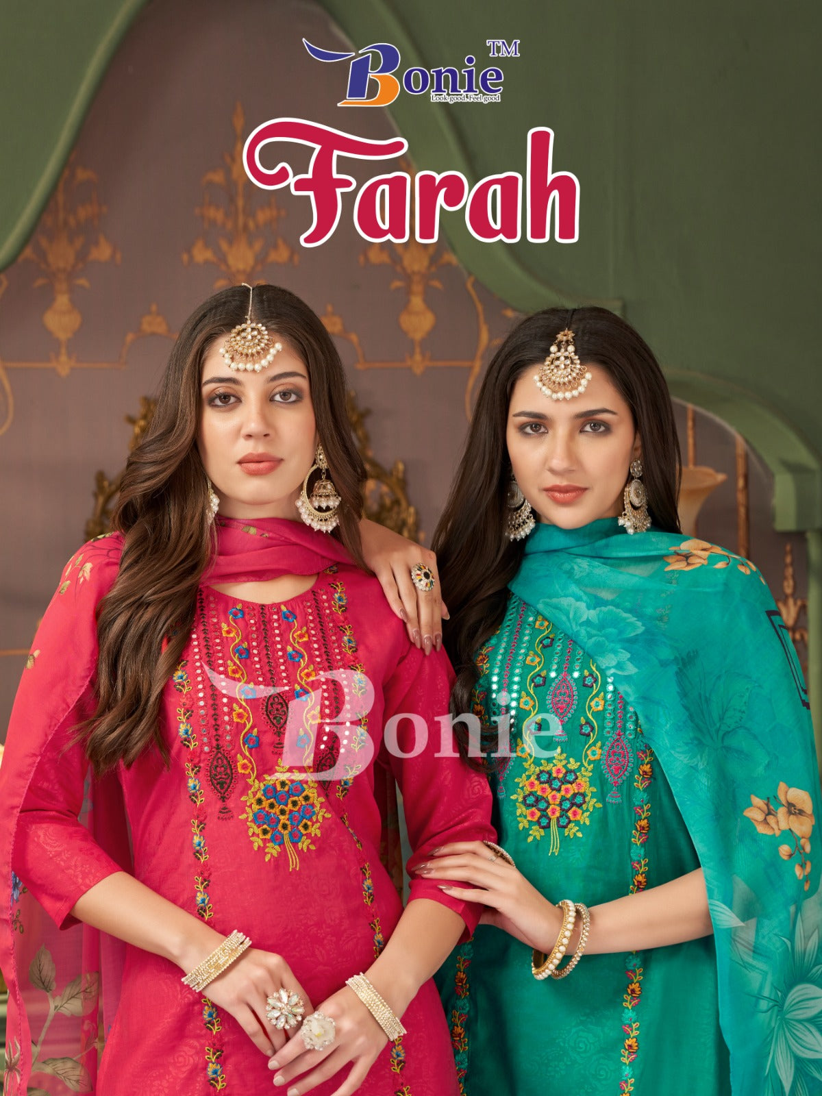 Farah Vol 1 Bonie Roman Readymade Pant Style Suits Manufacturer Gujarat