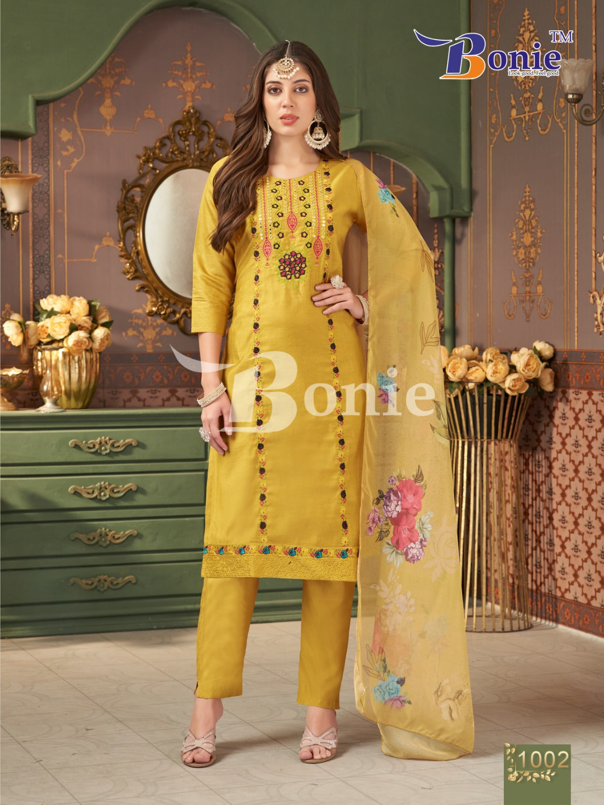 Farah Vol 1 Bonie Roman Readymade Pant Style Suits Manufacturer Gujarat