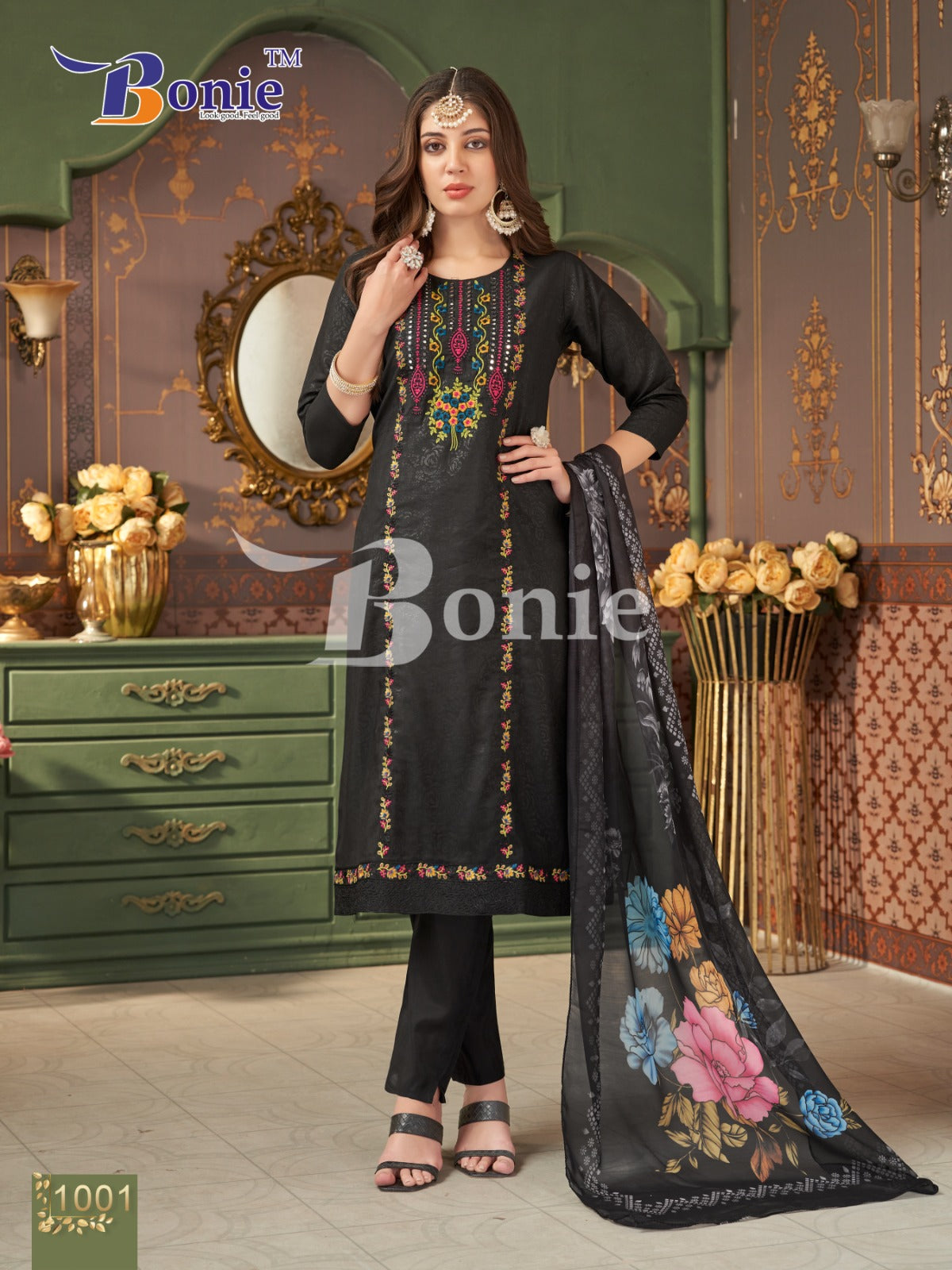 Farah Vol 1 Bonie Roman Readymade Pant Style Suits Manufacturer Gujarat