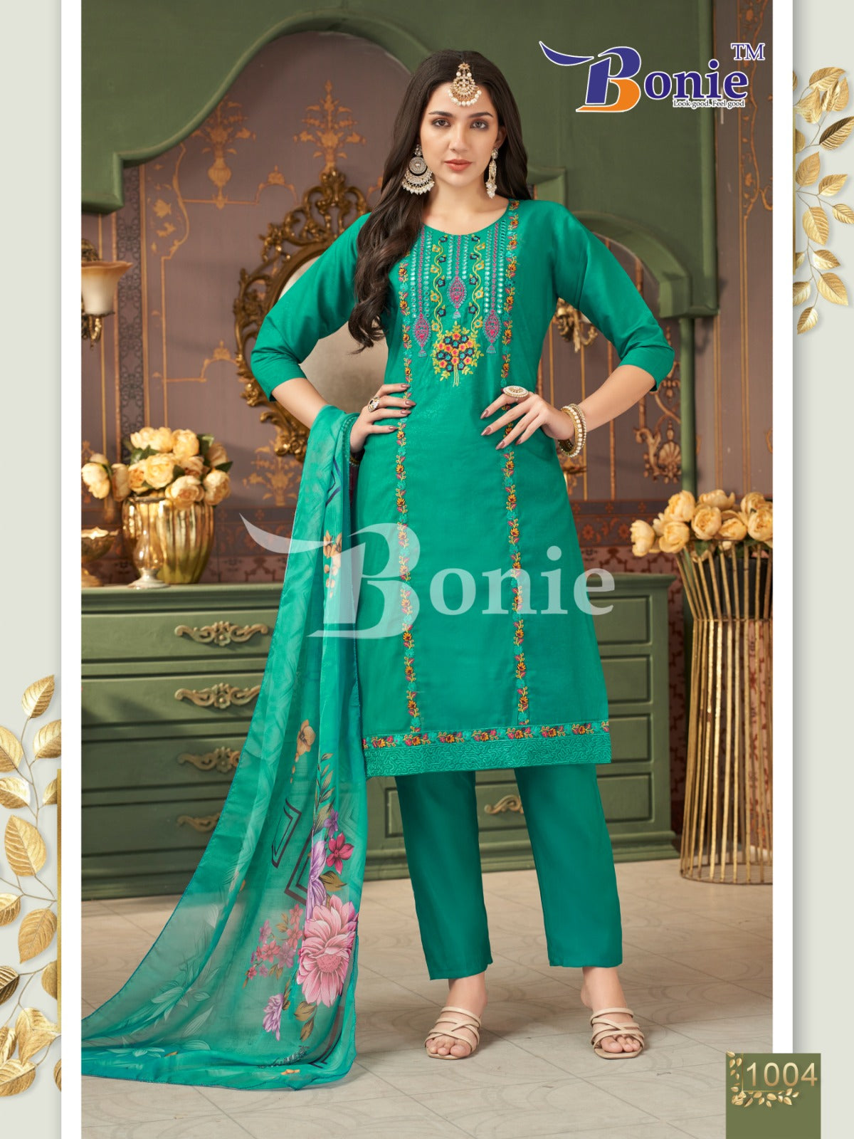 Farah Vol 1 Bonie Roman Readymade Pant Style Suits Manufacturer Gujarat