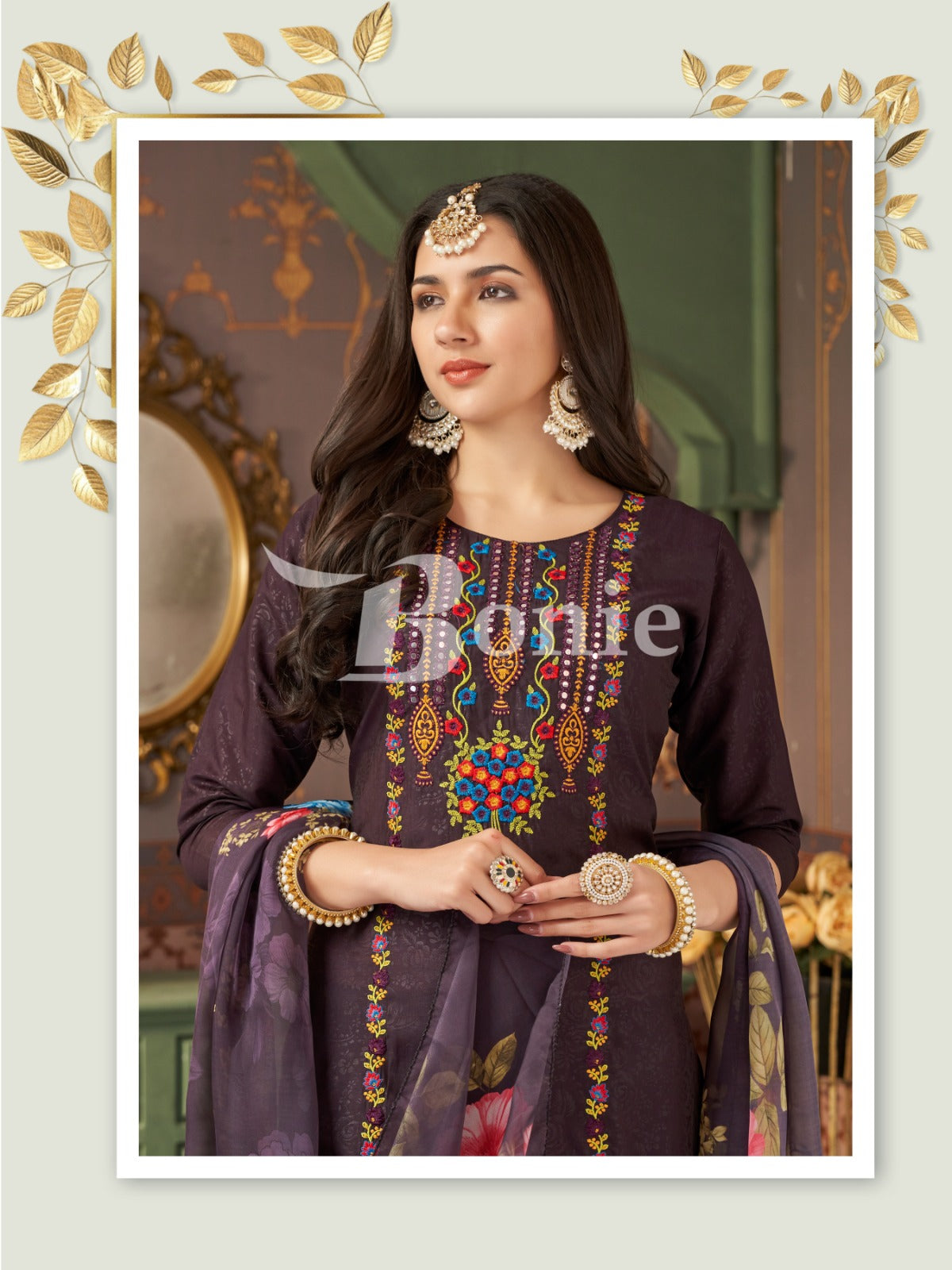 Farah Vol 1 Bonie Roman Readymade Pant Style Suits Manufacturer Gujarat