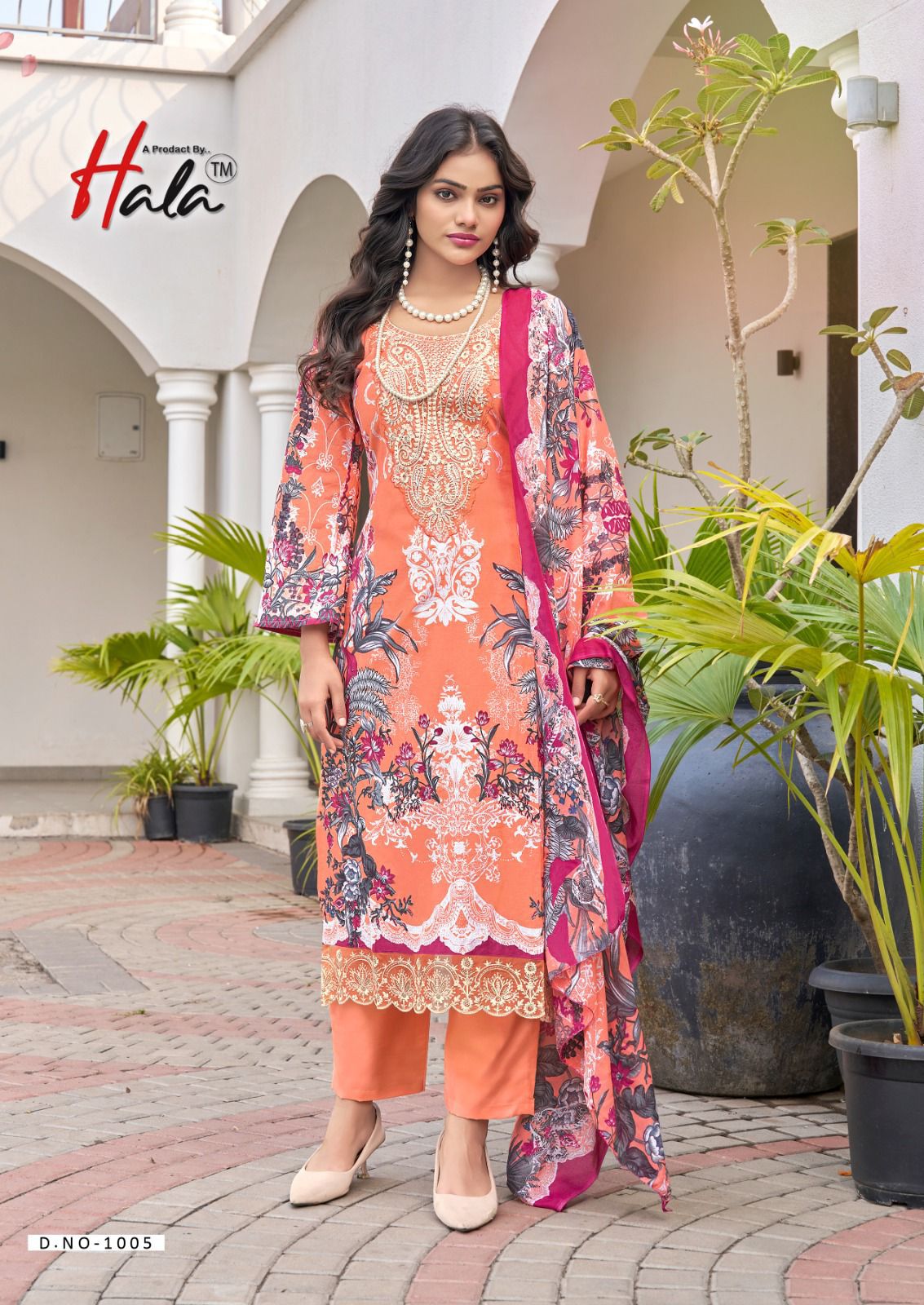 Farah Vol 1 Hala Cotton Karachi Salwar Suits Supplier