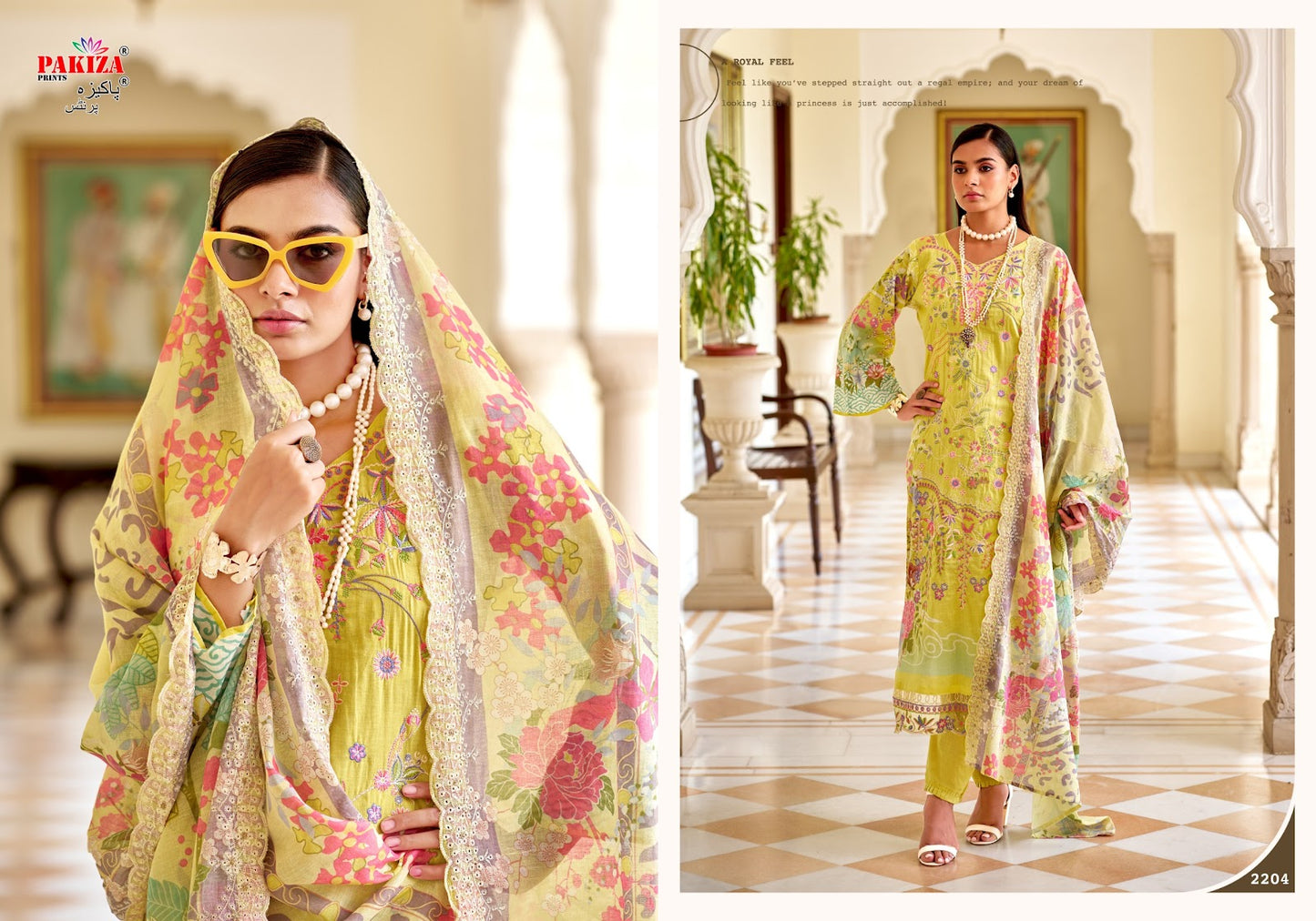 Farah Vol 22 Pakiza Prints Lawn Cotton Karachi Salwar Suits Wholesale Rate
