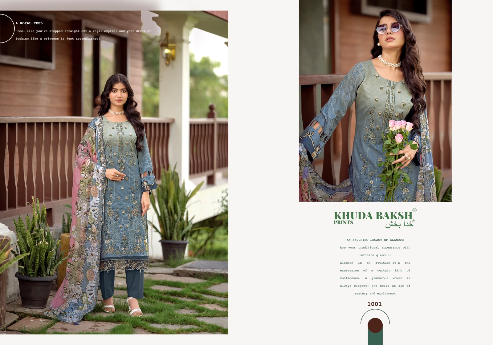 Farah Vol 2 Khuda Baksh Prints Lawn Cotton Karachi Salwar Suits Manufacturer Gujarat