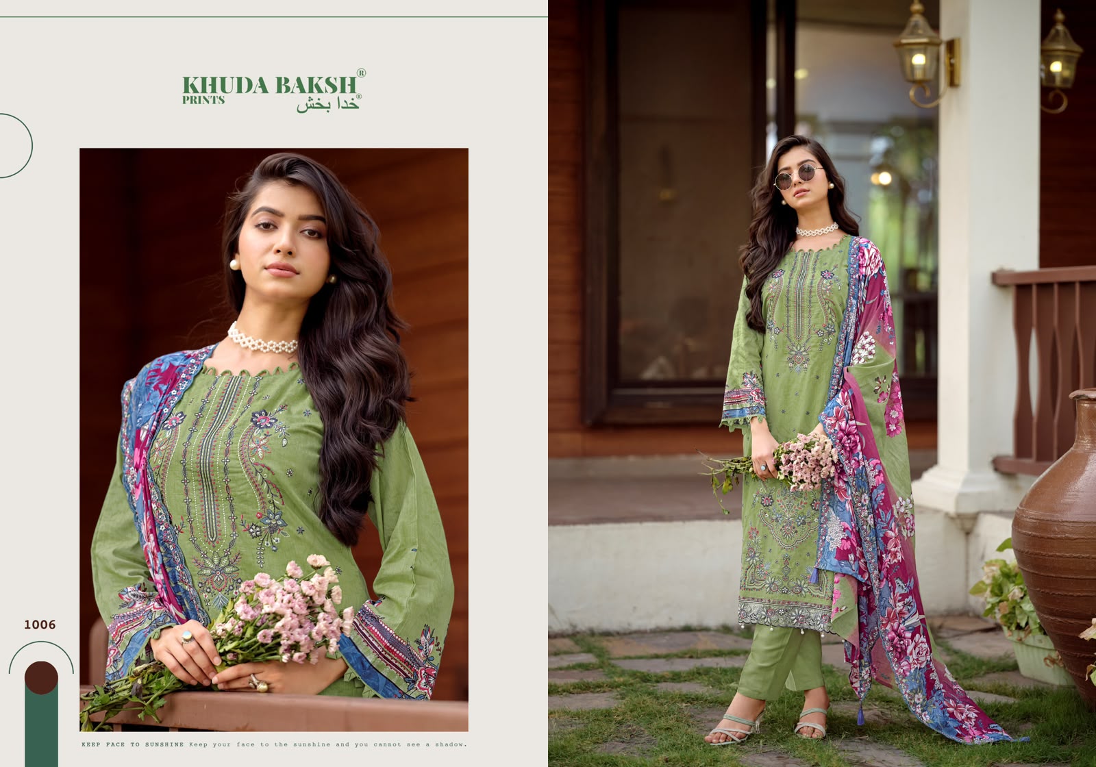 Farah Vol 2 Khuda Baksh Prints Lawn Cotton Karachi Salwar Suits Manufacturer Gujarat