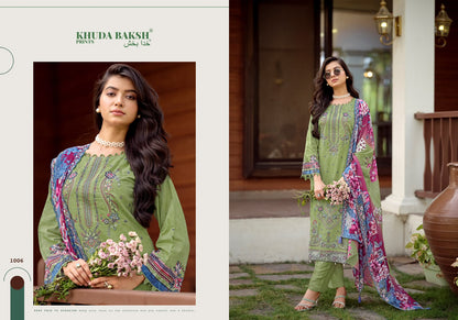 Farah Vol 2 Khuda Baksh Prints Lawn Cotton Karachi Salwar Suits Manufacturer Gujarat
