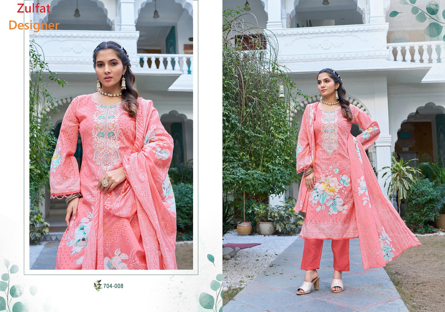 Farah Vol 2 Zulfat Designer Cotton Karachi Salwar Suits Wholesaler
