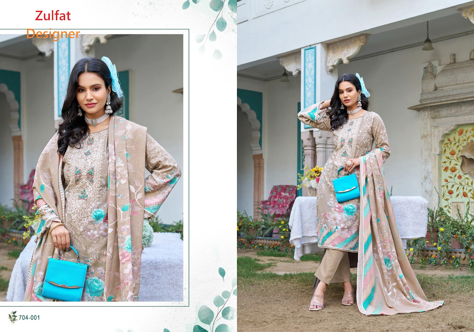 Farah Vol 2 Zulfat Designer Cotton Karachi Salwar Suits Wholesaler