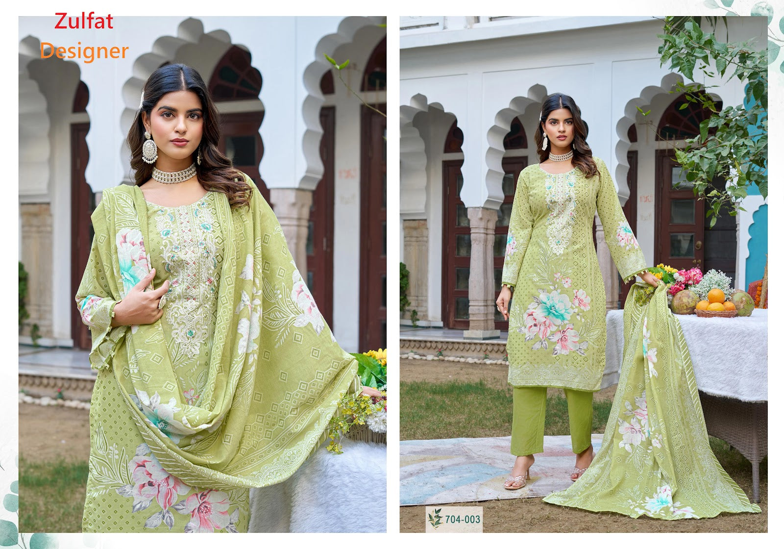 Farah Vol 2 Zulfat Designer Cotton Karachi Salwar Suits Wholesaler