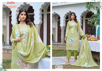 Farah Vol 2 Zulfat Designer Cotton Karachi Salwar Suits Wholesaler
