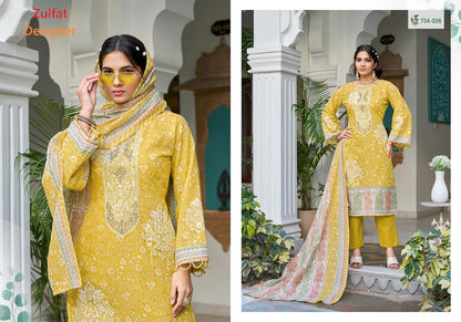 Farah Vol 2 Zulfat Designer Cotton Karachi Salwar Suits Wholesaler
