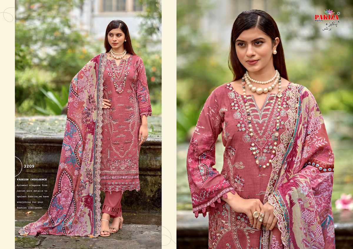 Farah Vol 32 Pakiza Prints Lawn Cotton Karachi Salwar Suits Manufacturer Gujarat