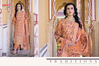 Faraz Nx Vol 12 Pakiza Prints Lawn Cotton Karachi Salwar Suits Wholesaler