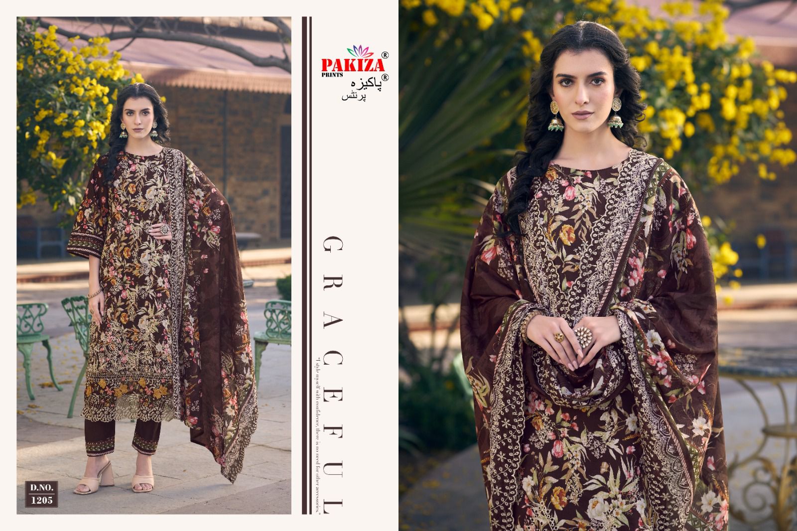 Faraz Nx Vol 12 Pakiza Prints Lawn Cotton Karachi Salwar Suits Wholesaler