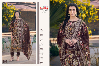 Faraz Nx Vol 12 Pakiza Prints Lawn Cotton Karachi Salwar Suits Wholesaler