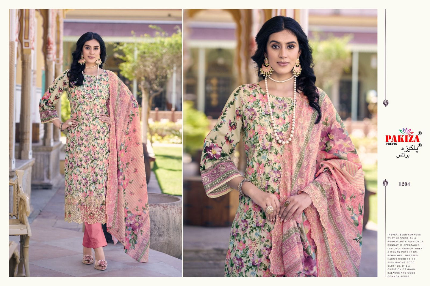 Faraz Nx Vol 12 Pakiza Prints Lawn Cotton Karachi Salwar Suits Wholesaler