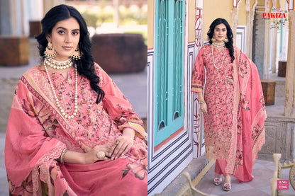 Faraz Nx Vol 12 Pakiza Prints Lawn Cotton Karachi Salwar Suits Wholesaler
